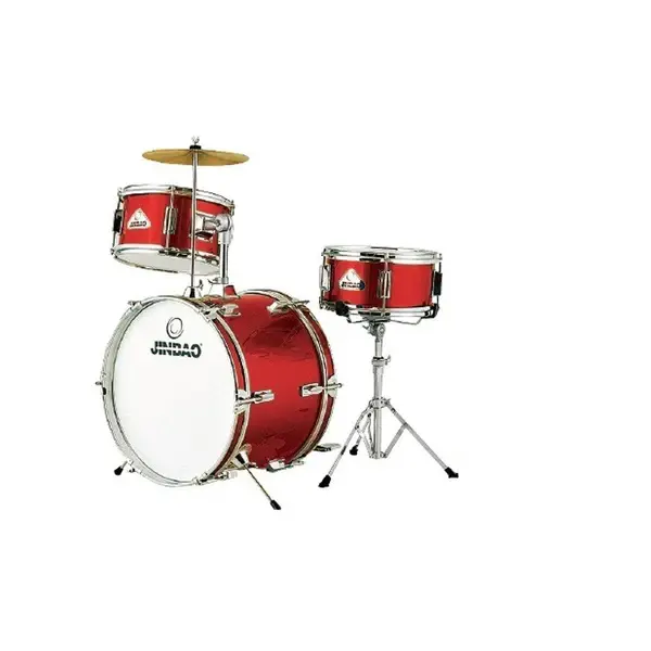 BATERIA JINBAO JUNIOR JBJ-1049D 3 PIEZ VINOTINTO