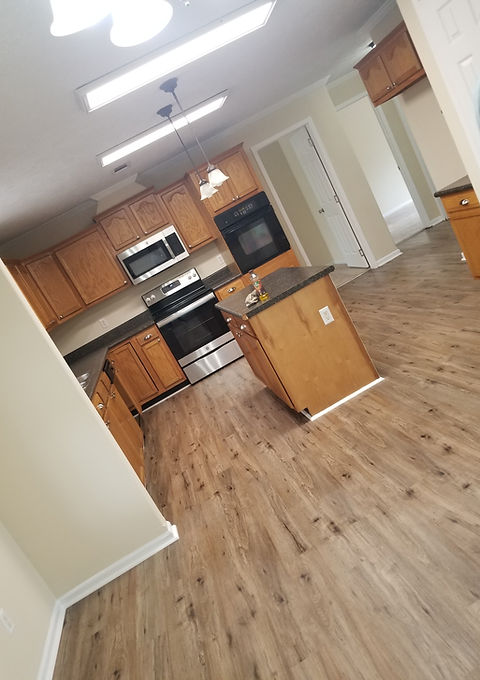 Clean kitchen after professional move out cleaning services