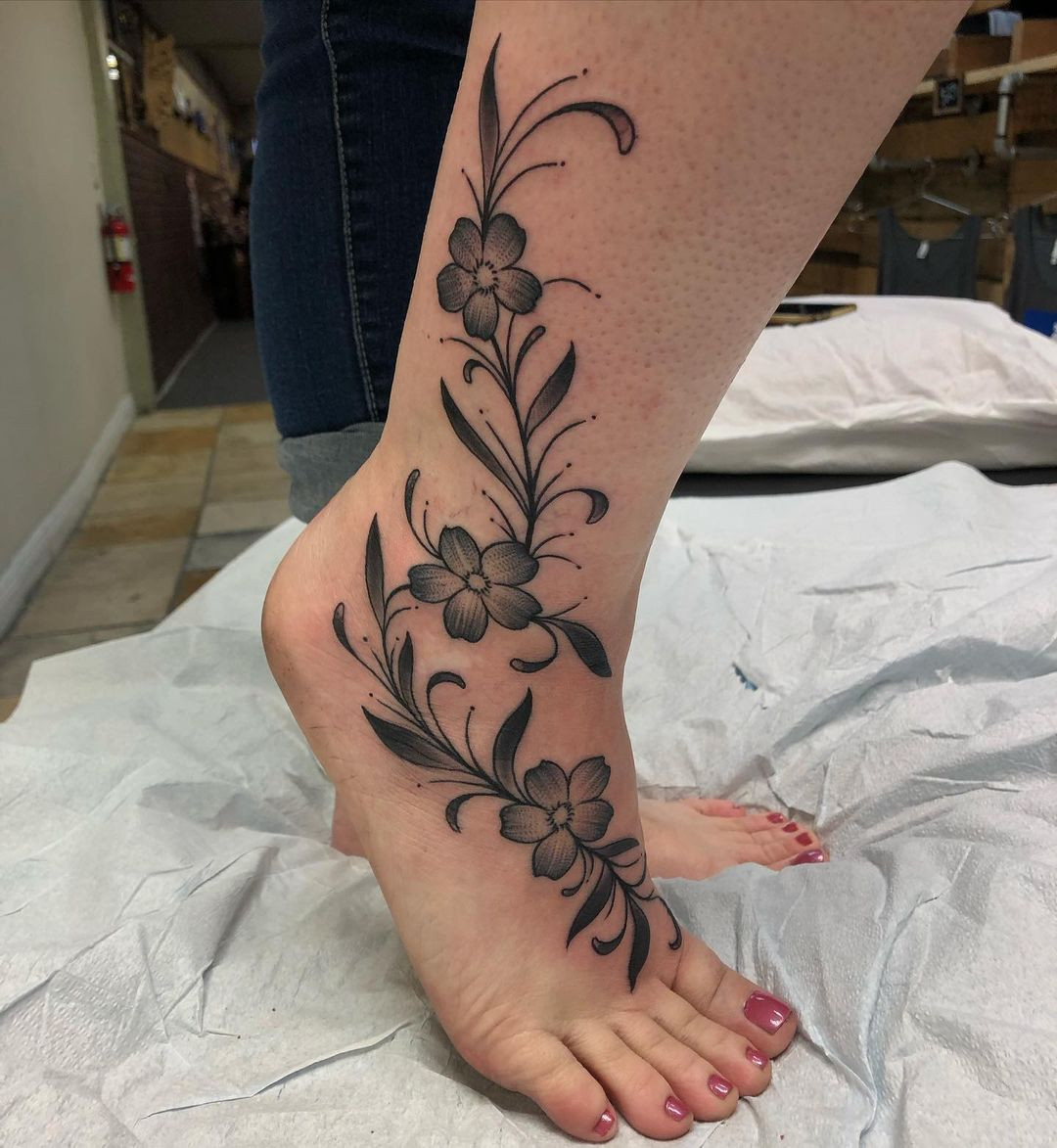 Floral Leg Piece