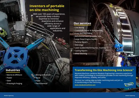 Servicebroschyr Metalock Engineering