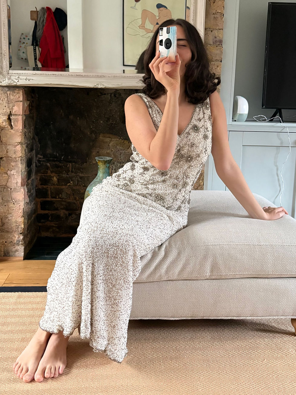 Thumbnail: 90’s Beaded Maxi Dress