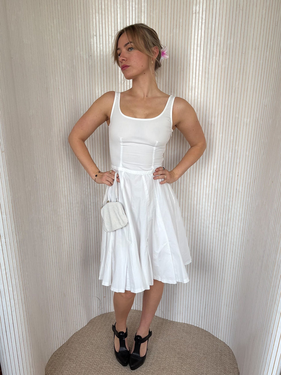 Thumbnail: White Moschino Midi Dress