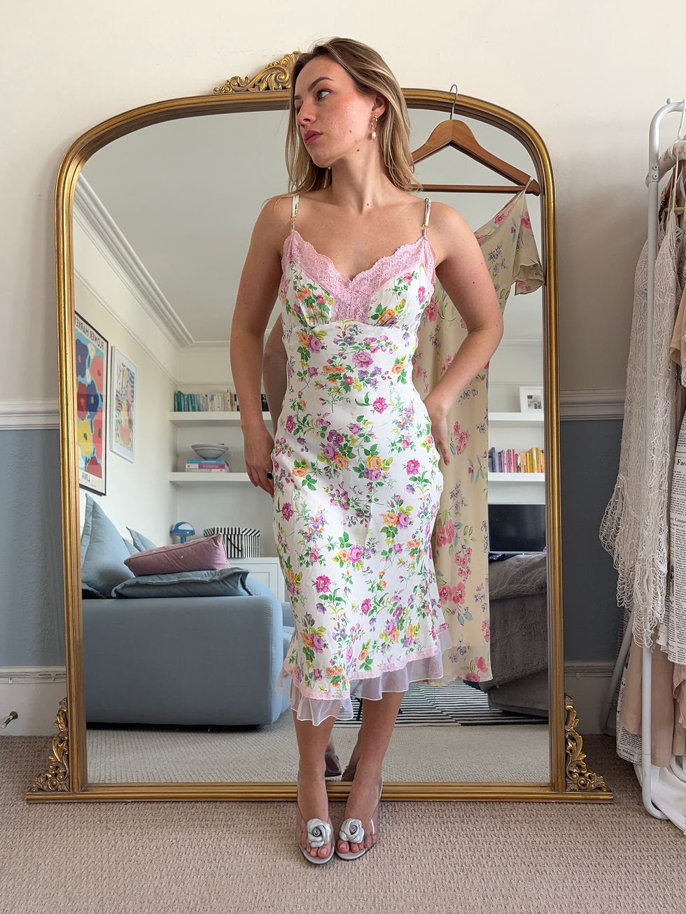 Thumbnail: Betsey Johnson Floral Midi Dress