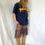 Thumbnail: Mesh Navy Midi Skirt