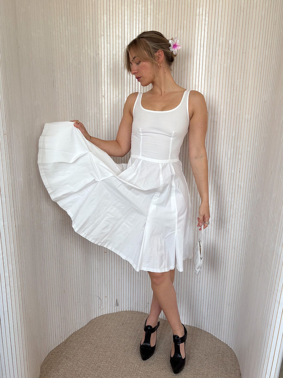 Thumbnail: White Moschino Midi Dress