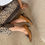 Thumbnail: Brown Leather Kitten Heels