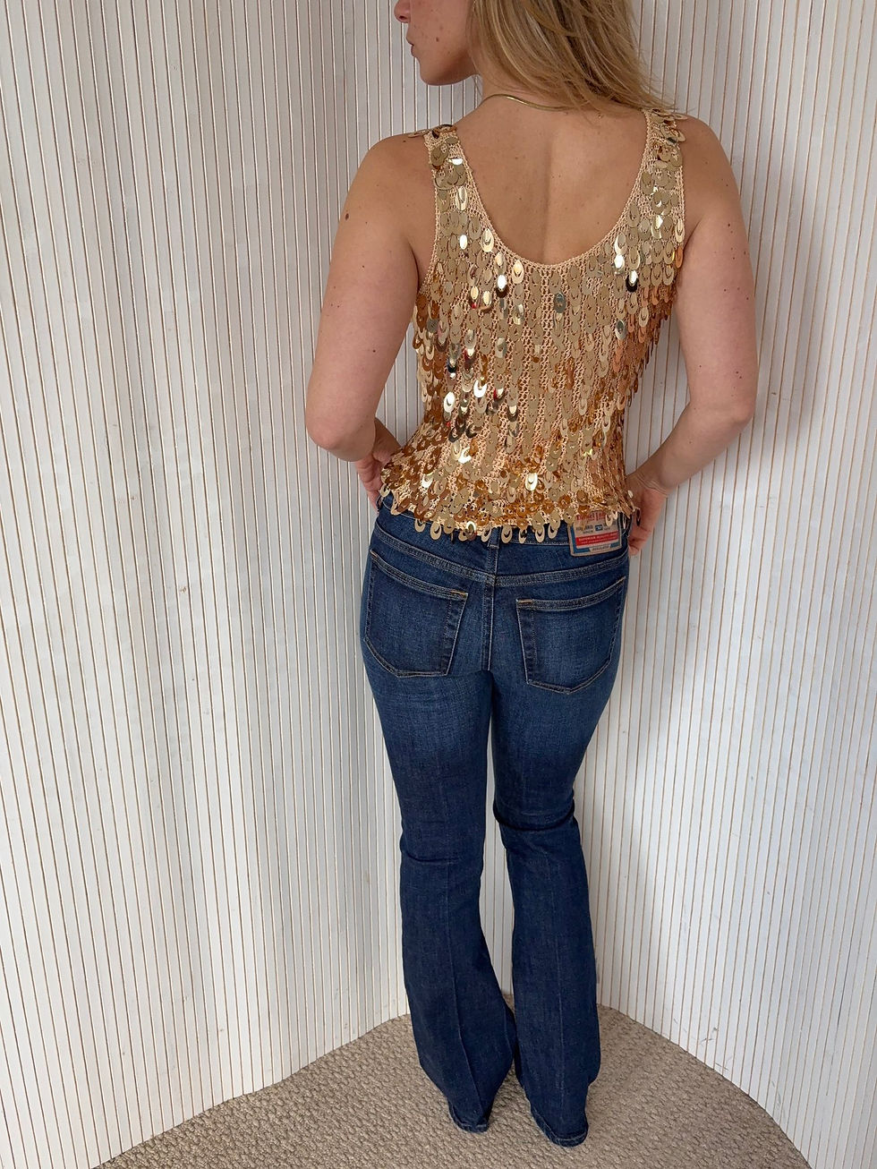 Thumbnail: Gold Sequin Vest