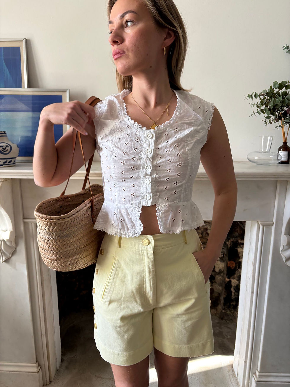 Thumbnail: White Vintage Top
