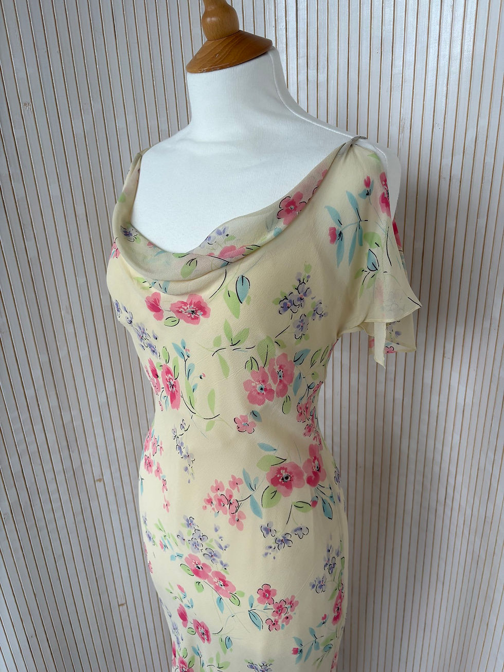 Thumbnail: Silk Floral Dress