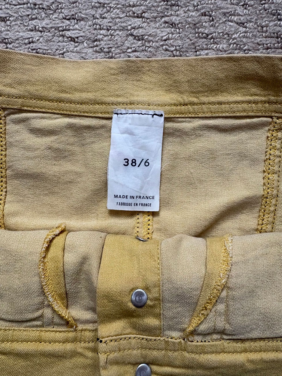Thumbnail: Yellow Plein Sud Button Denim Top