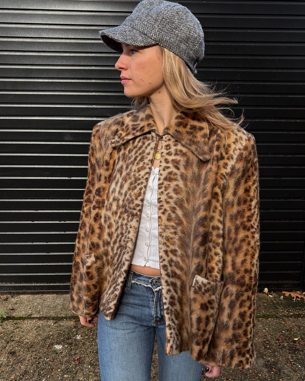 1940’s Leopard Jacket
