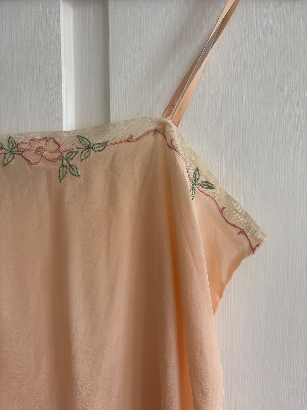 Thumbnail: Vintage Pink Silk Cami Top