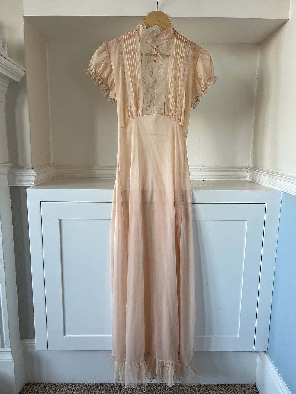 Thumbnail: 1940’s Semi-Sheer Maxi Dress