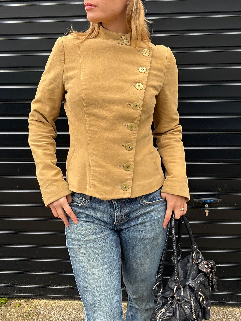 Thumbnail: Tan Asymmetric Jacket