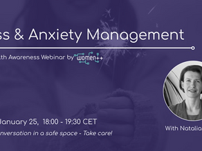 Interactive live webinar on stress and anxiety with women++
