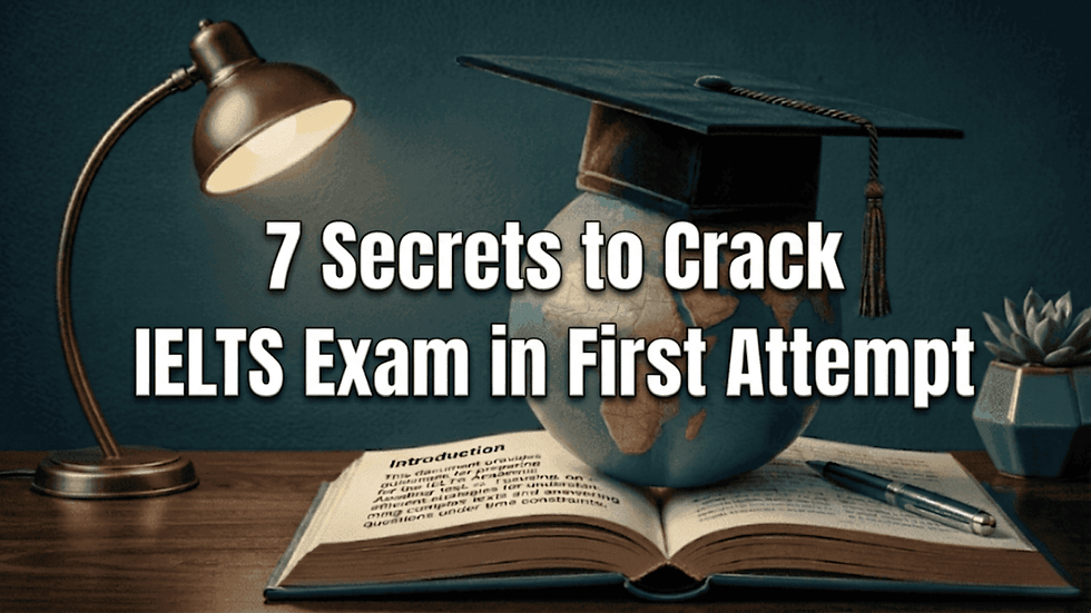 7 Secrets to Crack IELTS Exam in First Attempt
