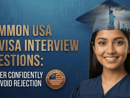 Common USA F-1 Visa Interview Questions: Answer Confidently and Avoid Rejection