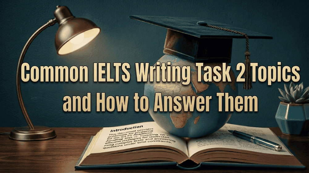 Activate 2 Topics Common IELTS Writing Task 2 Topics and How to Answer Them