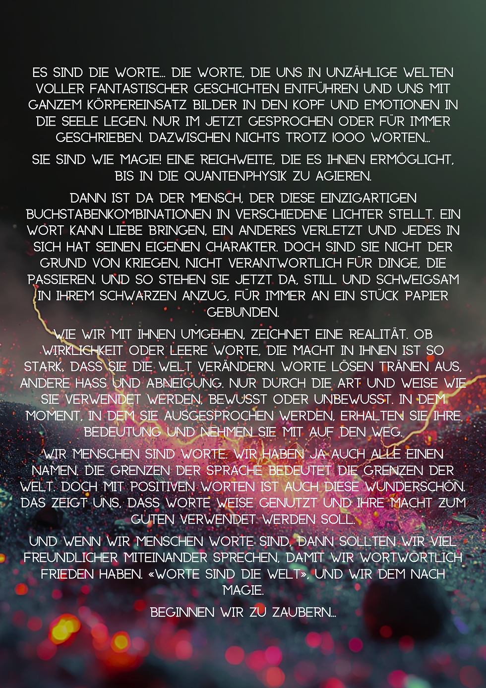 Miniaturbild: W — Worte | Words