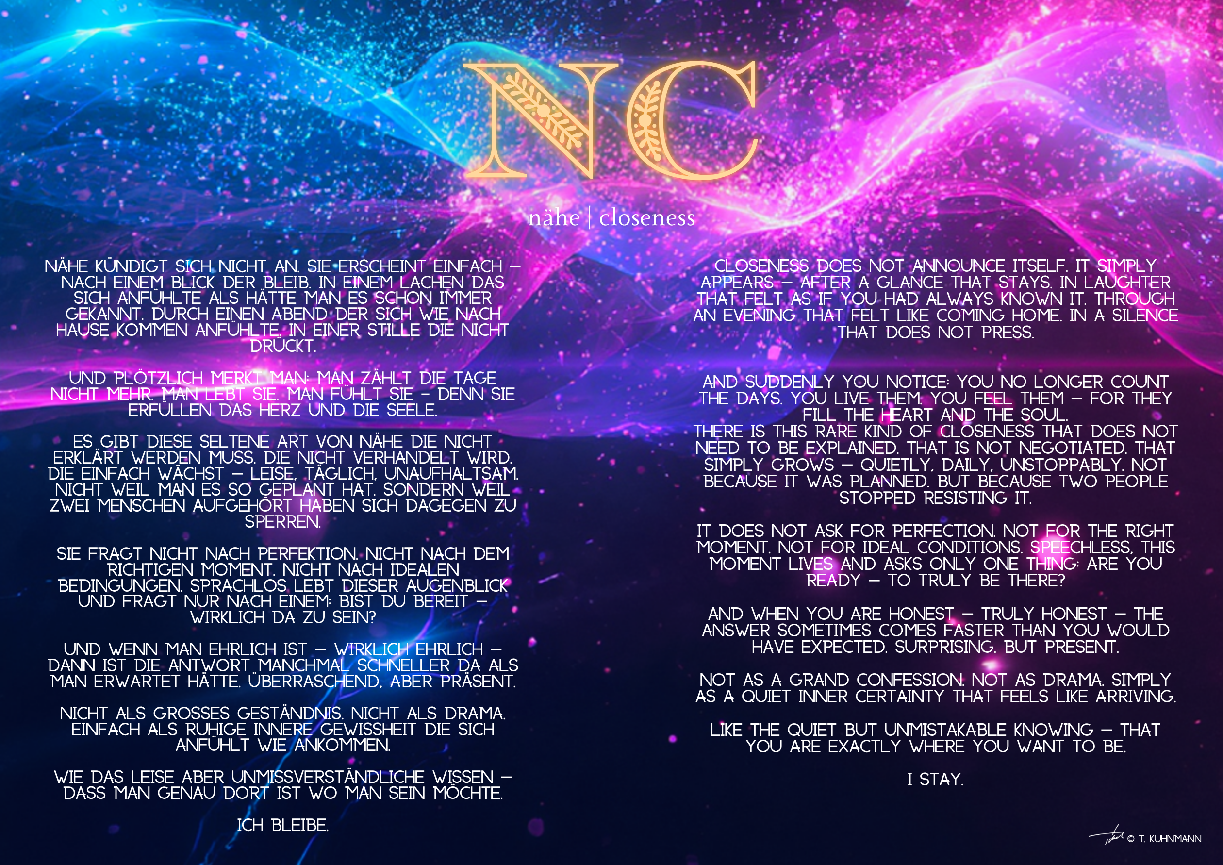 NC — Nähe | Closeness