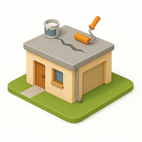 House with cracked roof 500px
