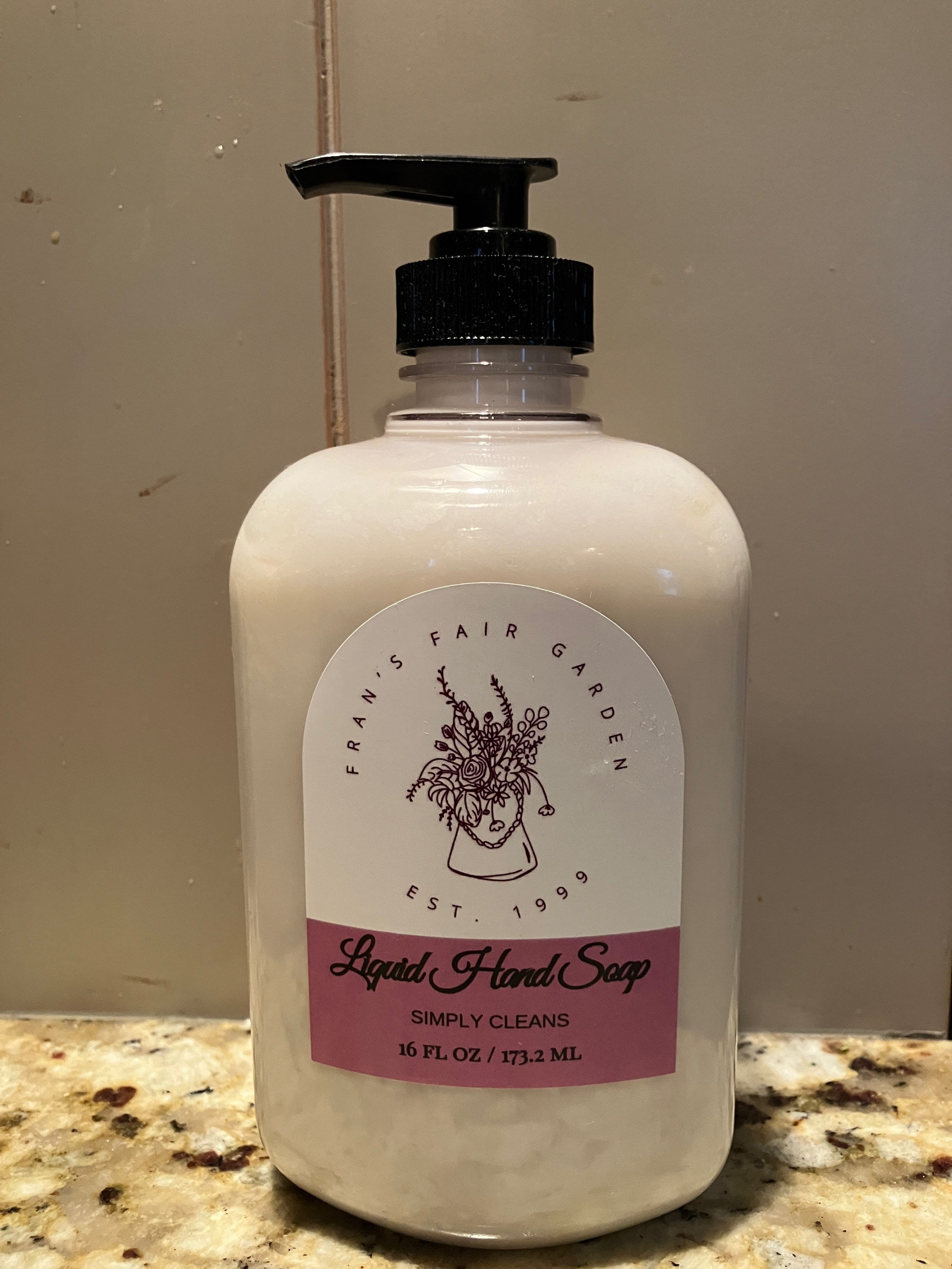 All Natural Liquid Hand Soap