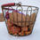 Thumbnail: Home and Garden Metal Rustic Basket - 12 x 8 inch