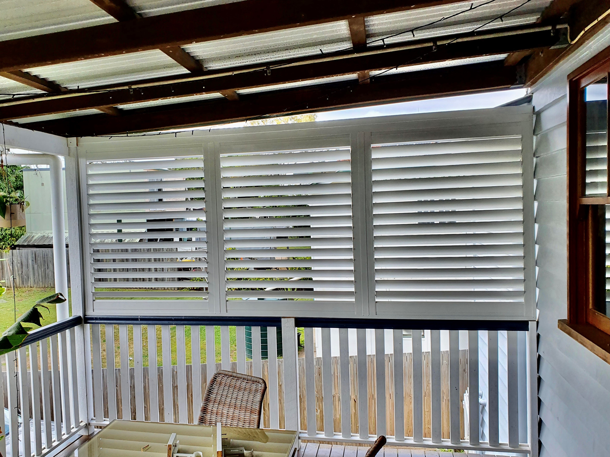 Louvres & Shutters Gallery of Custom Privacy Screens Jobs