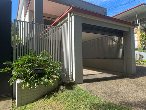 Aluminium slats to provide security and privacy to carport