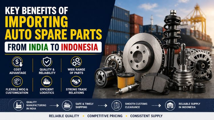 Key Benefits of Importing Auto Spare Parts from India to Indonesia