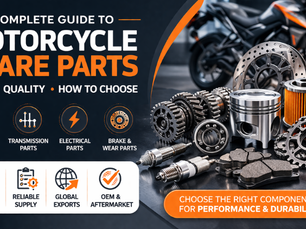Complete Guide to Motorcycle Spare Parts: Types, Quality & How to Choose the Right Components