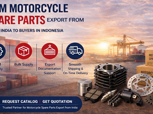 OEM Motorcycle Spare Parts Exporter from India to Indonesia