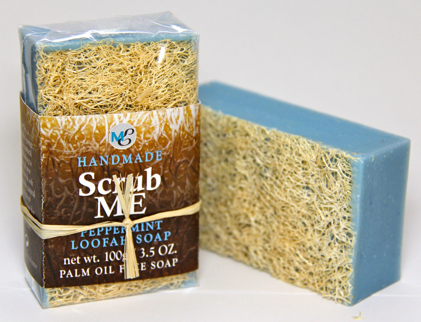 Peppermint Loofa - Scrub Me - Handmade Exfoliant Soap