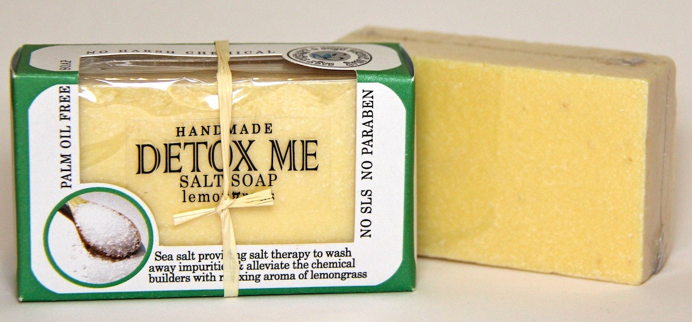 DETOX ME - Salt Soap with Lemongrass