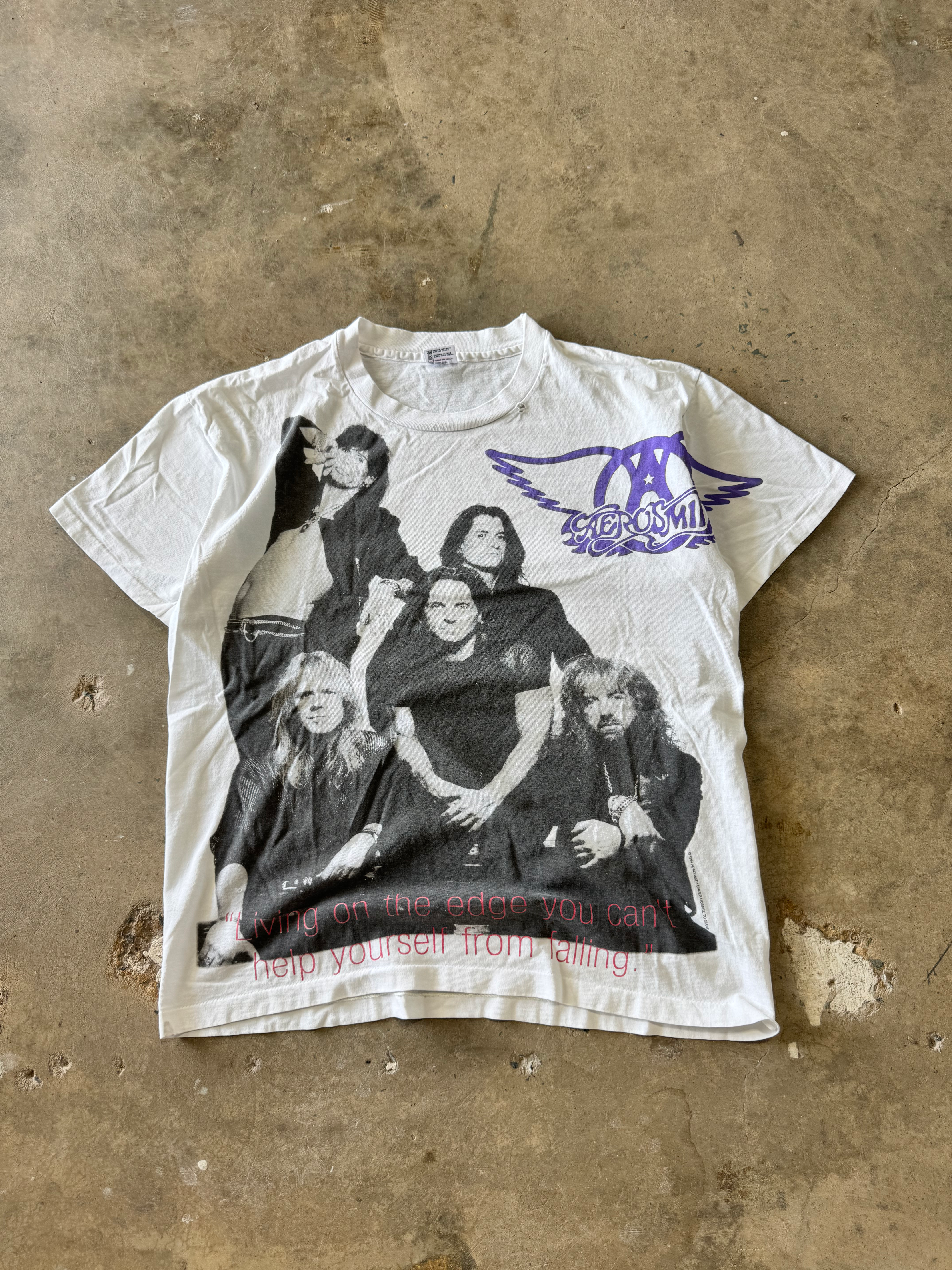 Aerosmith AOP Get a Grip World Tour Tee