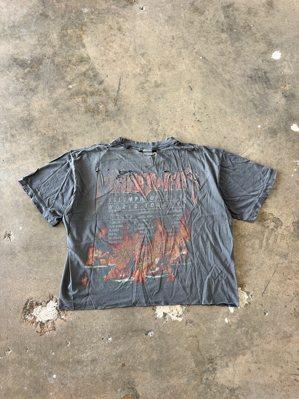 Thumbnail: Faded and Distressed Manowar Tee