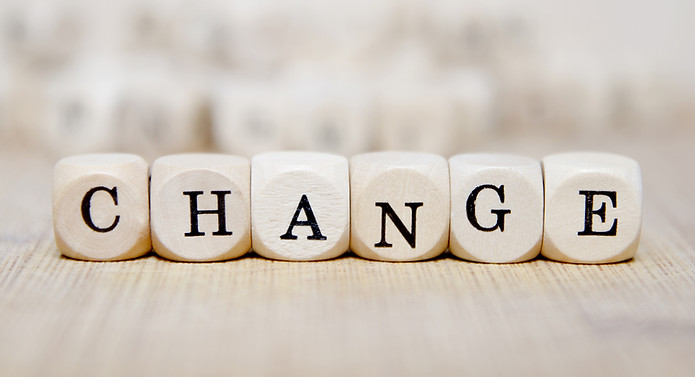 Blocks that spell CHANGE - Solution-focused therapy to quickly manage symptoms and improve daily living.