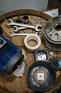 Mechanical parts on a barrel