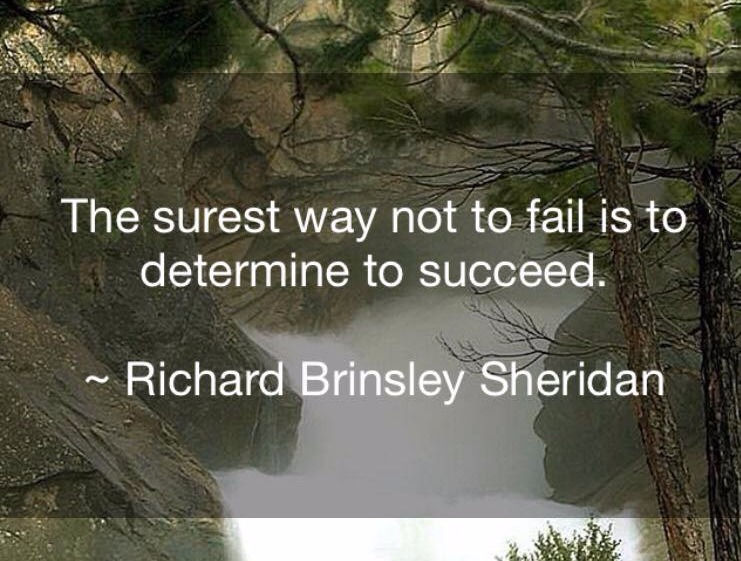 Failing is not an option