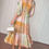Thumbnail: Silk Printed Mixi Dress