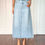 縮圖：Washed Denim Skirt