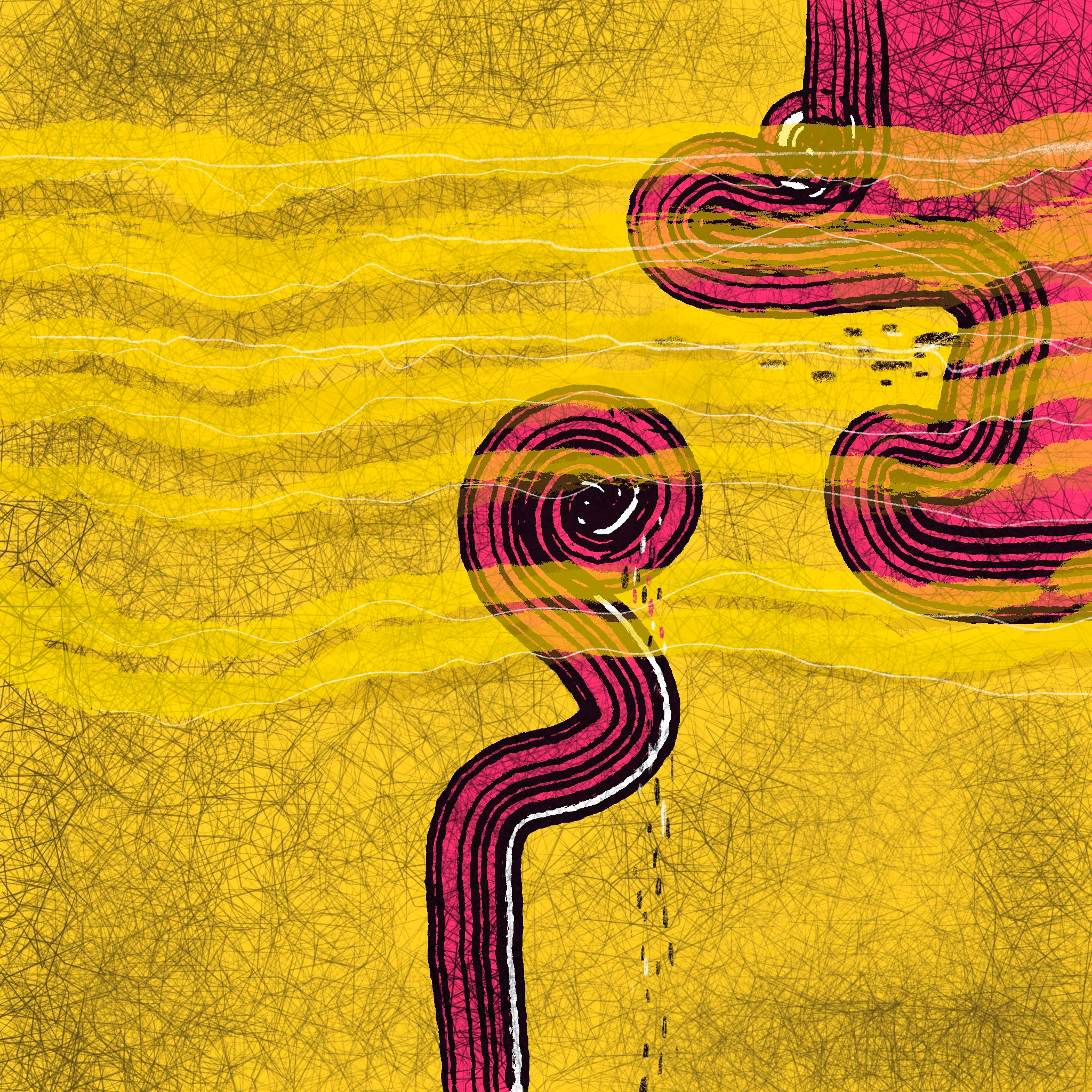 'BROKEN' (Medium 24x24cm)