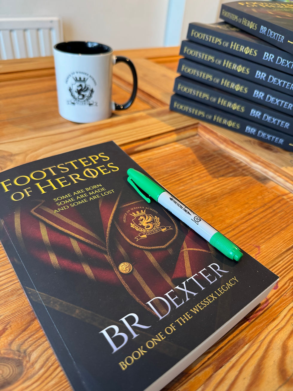 Thumbnail: Signed copy of Footsteps of Heroes