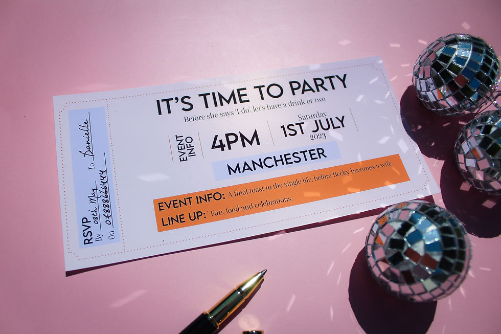 Hen Party Invitation