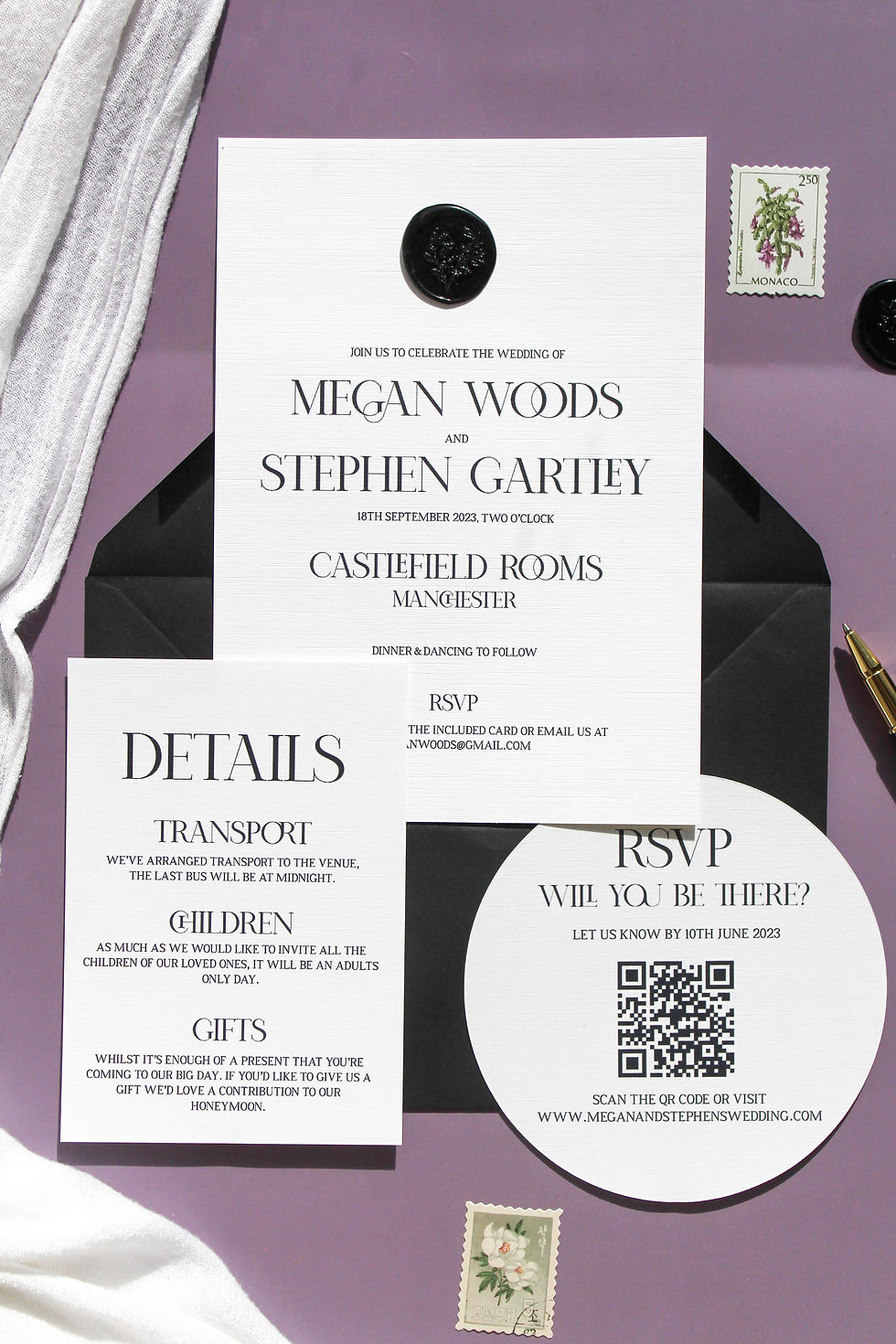 Noir - Info card