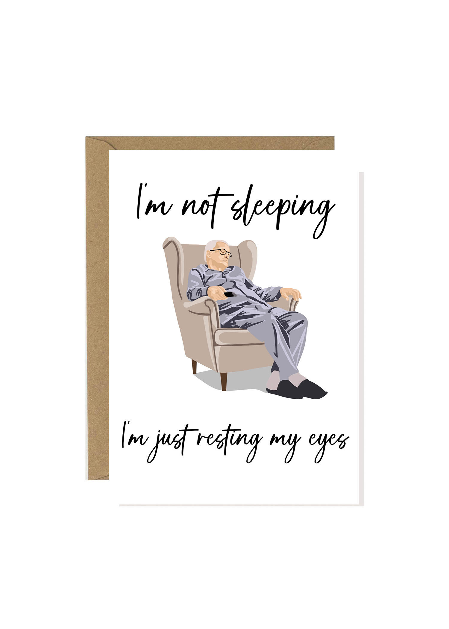 ‘I’m not sleeping’ Card