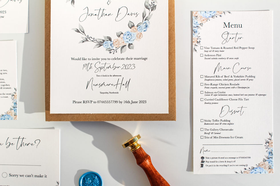 Rose - Menu