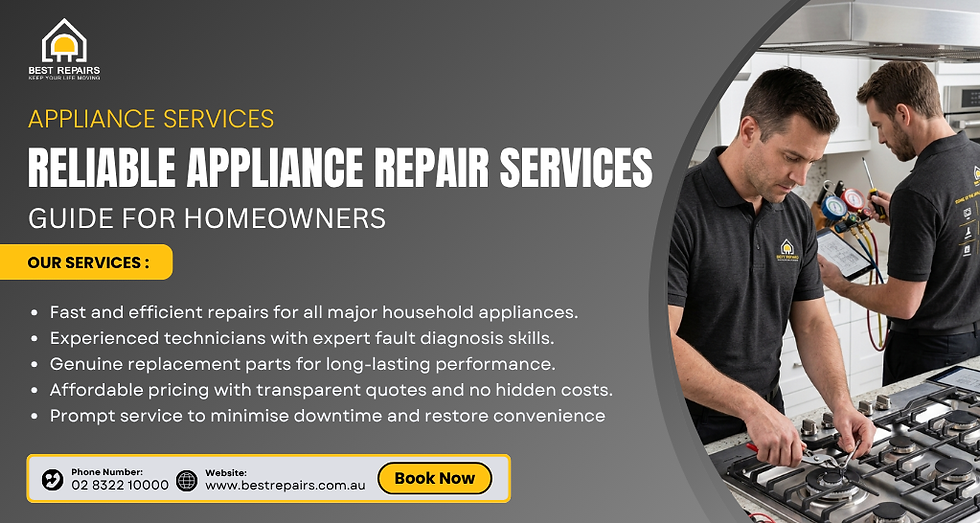 Reliable Appliance Repair Services: Keeping Your Home Running Smoothly