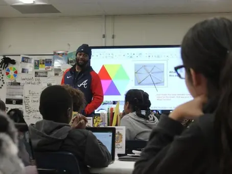 Braves' Michael Harris II visits Smyrna school for day of giving