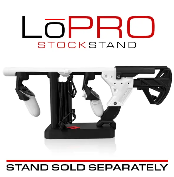 Lo Pro VR Gun Stock for Valve Index Stand